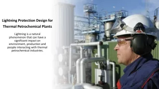 Lightning Protection Design For Thermal Petrochemical Plants
