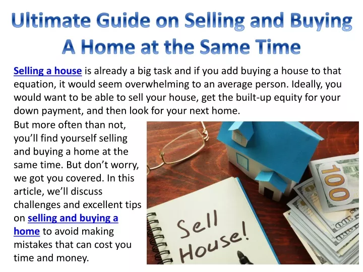 ultimate guide on selling and buying a home