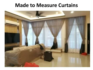 made to measure curtains