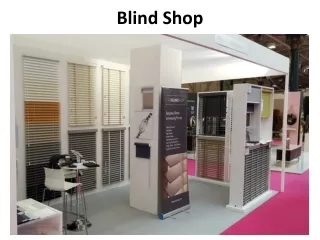 blind shop