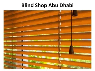 blind shop abu dhabi