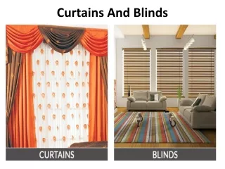 curtains and blinds