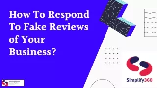 Ways to respond to fake reviews