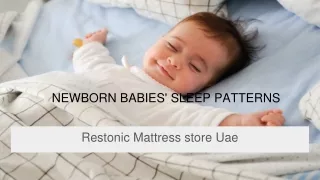 NEWBORN BABIES' SLEEP PATTERNS