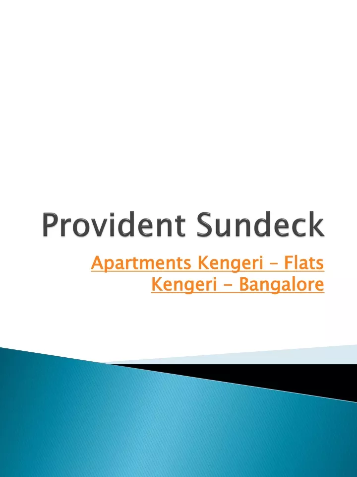 provident sundeck