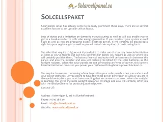 solcellspaket