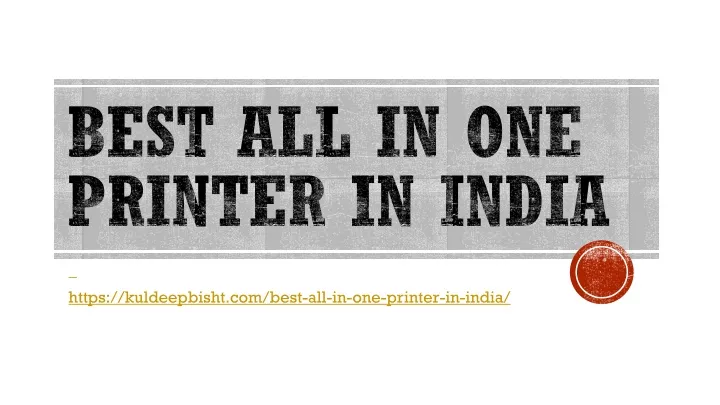 best all in one printer in india