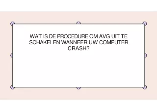 wat is de procedure om avg uit te schakelen