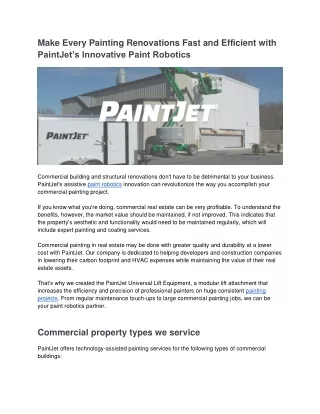 make every painting renovations fast
