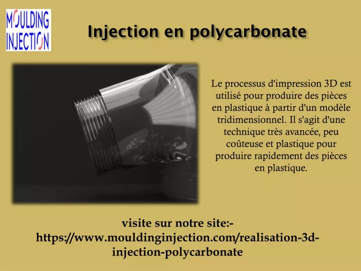 injection en polycarbonate