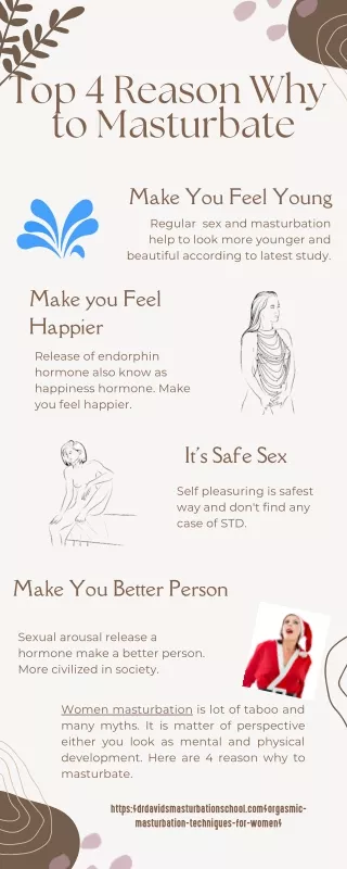 Top 4 Reason Why  to Masturbate