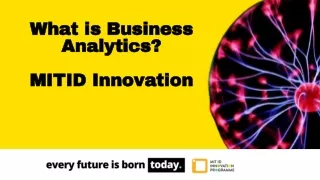 what is business analytics mitid innovation