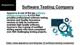 software testin g company
