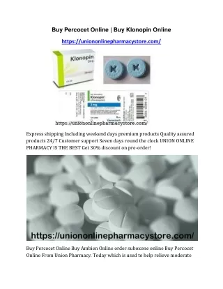 Union Online Pharmacy