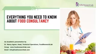 everything you need to know about food consultancy