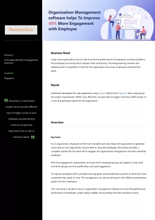 organization management software helps to improve