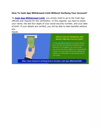 how to cash app withdrawal limit without