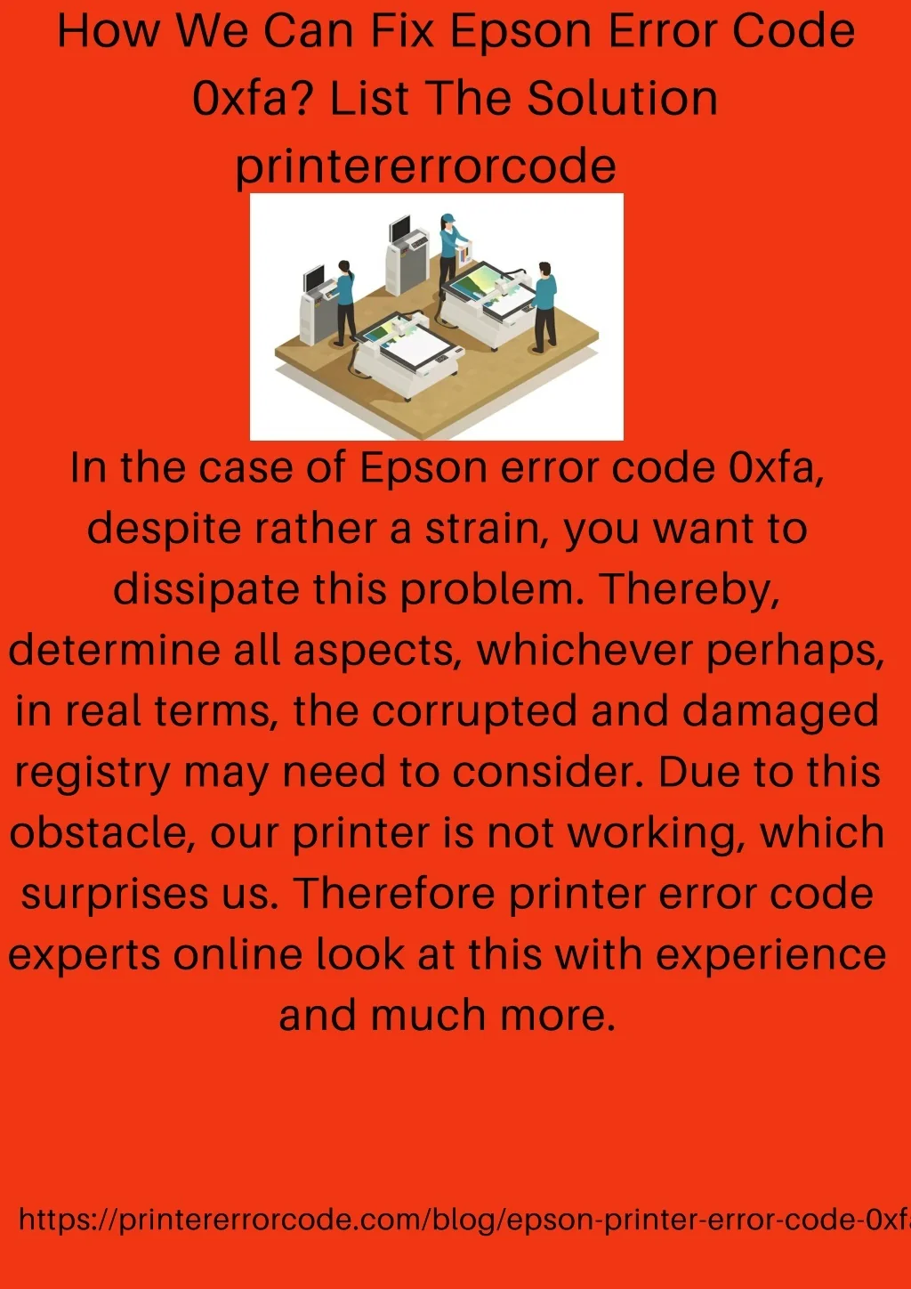 PPT - How We Can Fix Epson Error Code 0xfa List The Solution PowerPoint ...