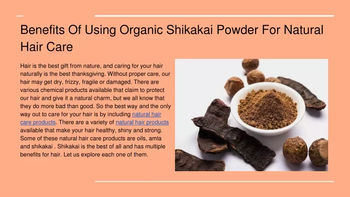 benefits of using organic shikakai powder for natural hair care