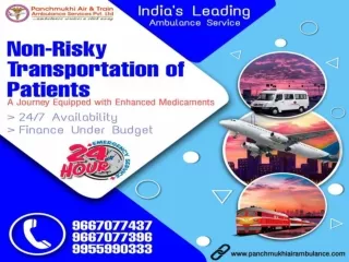 Get Experienced Medical Crew by Panchmukhi Air Ambulance in Patna and Delhi