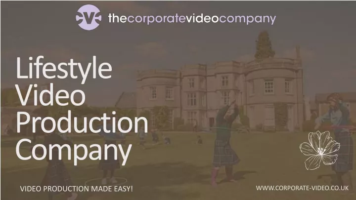 lifestyle video production company