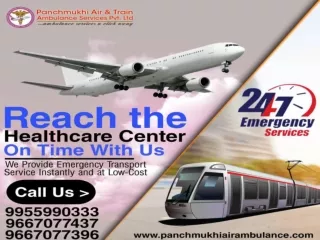 Use Well Furnished Air Ambulance in Hyderabad and Bangalore by Panchmukhi