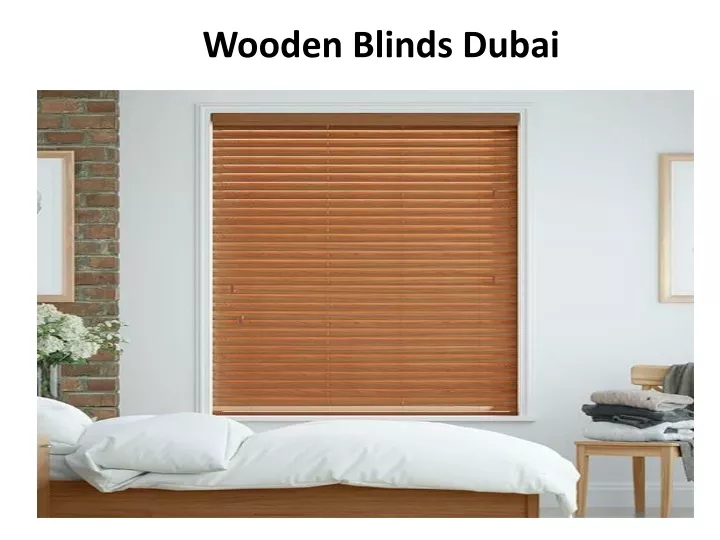 wooden blinds dubai