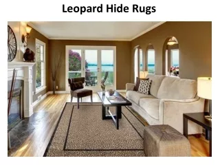leopard hide rugs