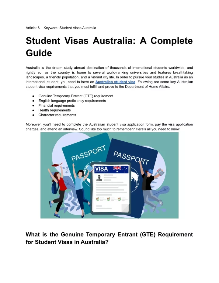 PPT - Student Visas Australia PowerPoint Presentation, Free Download ...