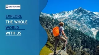 Lowest Flight Fare
