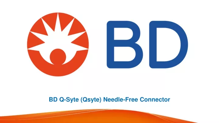 bd q syte qsyte needle free connector
