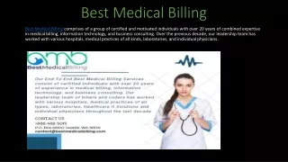 best medical billing