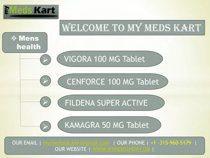 welcome to my meds kart