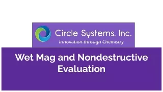 wet mag and nondestructive evaluation
