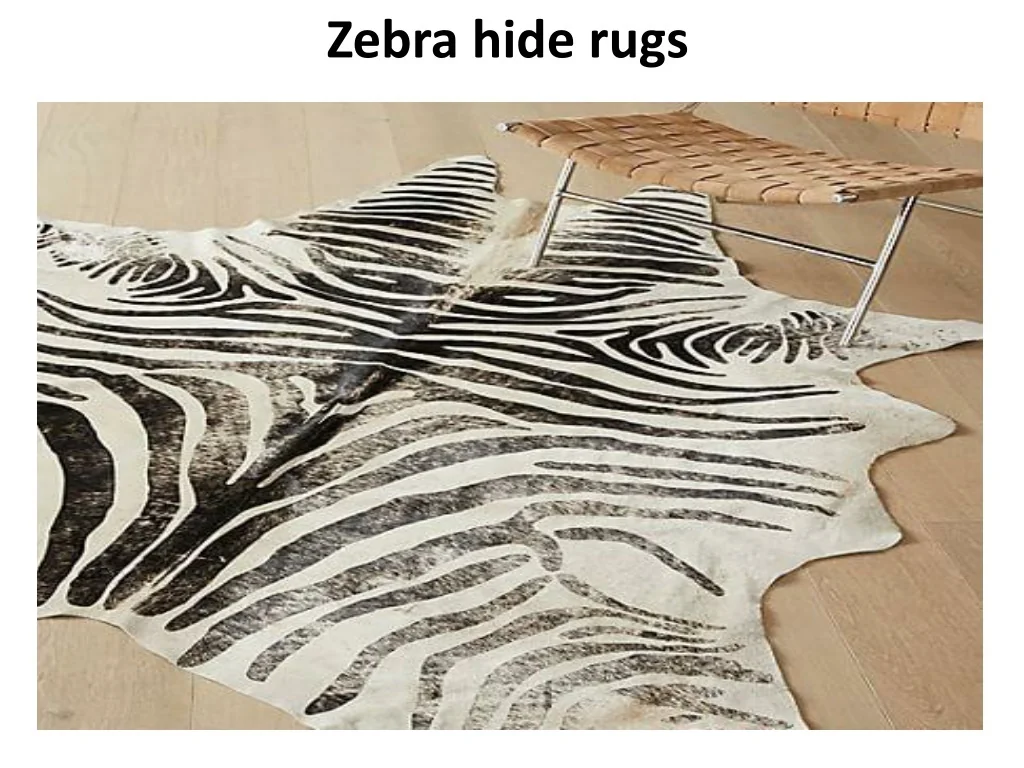 Vebra Hide PPT - Zebra hide rugs PowerPoint Presentation, free download - ID:11270984