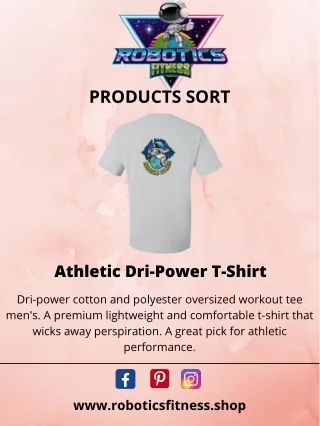 Best Vintage Gym Short-Sleeve Athletic Dri-Power T-Shirt