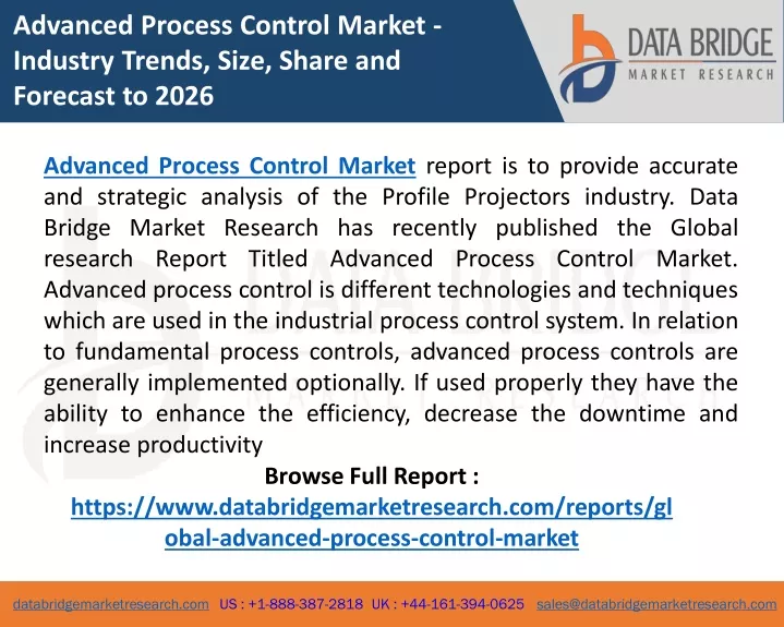 advanced process control market industry trends