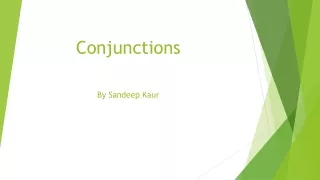 Conjunctions presentation