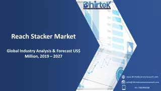 reach stacker market global industry analysis