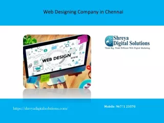 Web designing company in Chennai