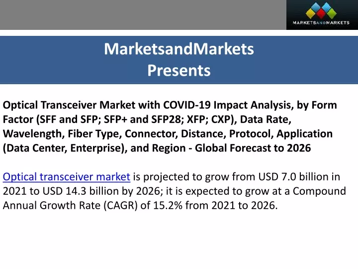 marketsandmarkets presents