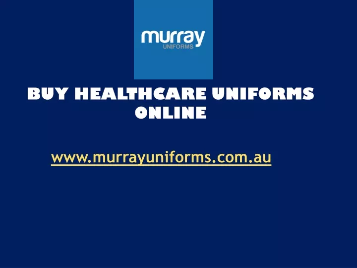 buy healthcare uniforms online