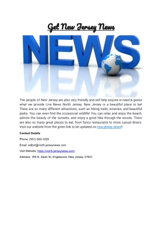 Get New Jersey News