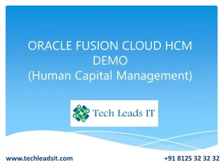 oracle fusion cloud hcm demo human capital management