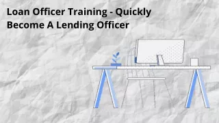 How to become a Mortgage Loan Officer?- Michael W Lanier Attorney