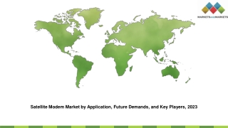 satellite modem market by application future