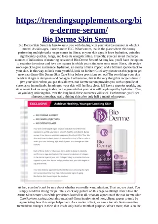 https://trendingsupplements.org/bio-derme-serum/