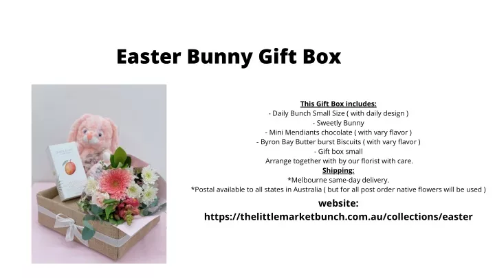easter bunny gift box