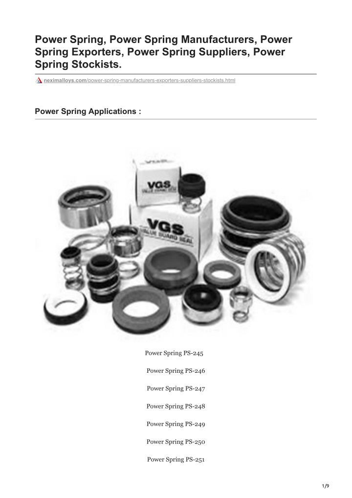 power spring power spring manufacturers power