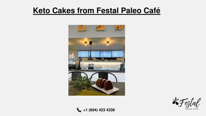 keto cakes from festal paleo caf